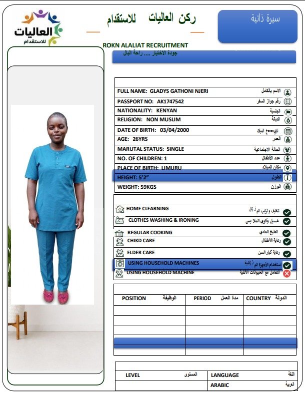 GLADYS GATHONI NJERI